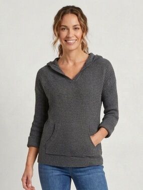 LUXURY Max Studio Wool & Yak Hair Hoodie XS NWOT